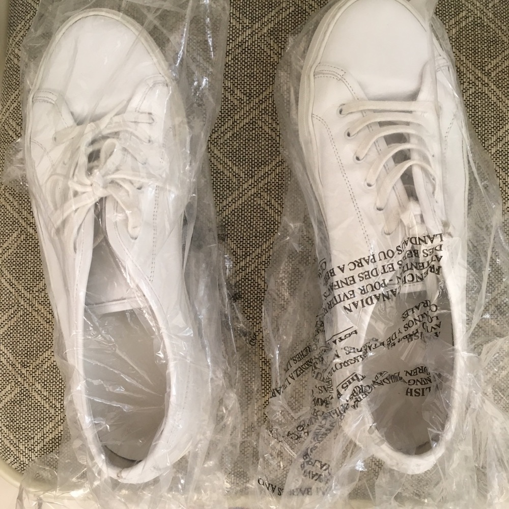 Woman by common projects white sneakers
